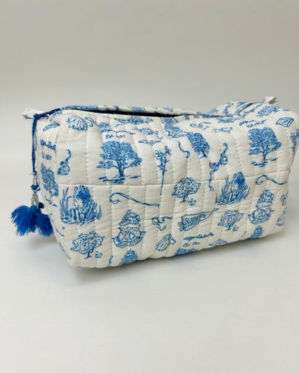 Sorority Toile Cosmetic Bag