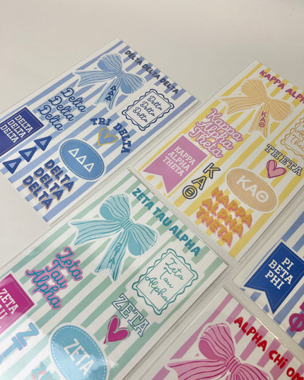 Sorority Vinyl Sticker Sheet