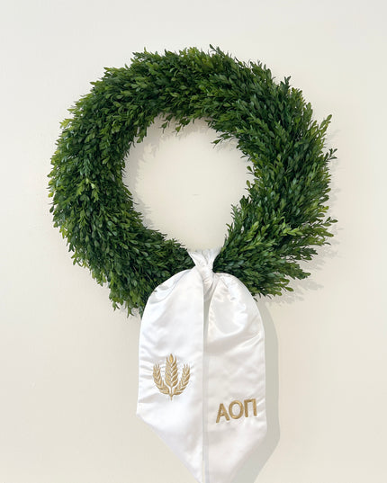 Sorority Wreath Sash