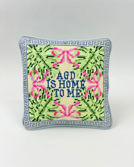 Sorority Needlepoint Pillow