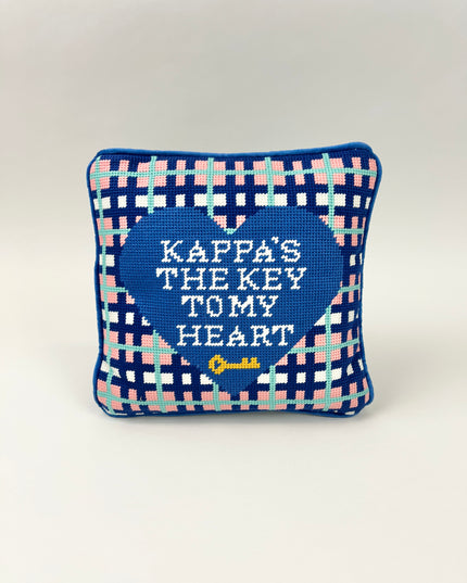 Sorority Needlepoint Pillow