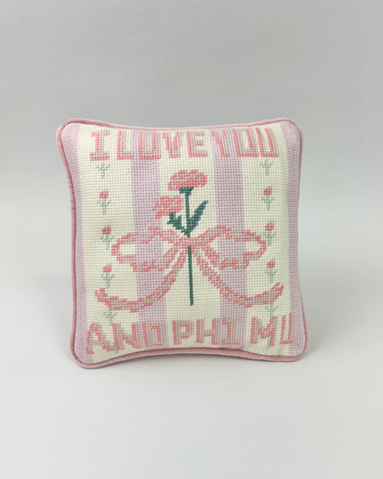 Sorority Needlepoint Pillow