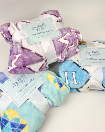 Sorority Flannel Fleece Blanket