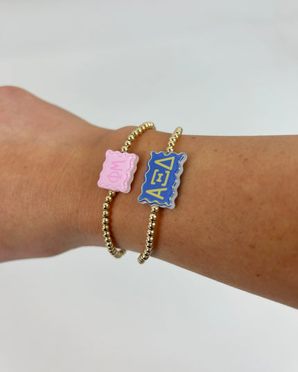 Beaded Blondes Sorority Bracelet Greek in at Wrapsody