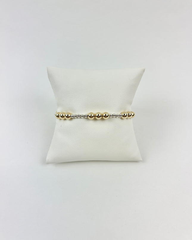 Enewton Joy Pattern 6mm Bead Bracelet-Mixed Metal Bracelets in at Wrapsody