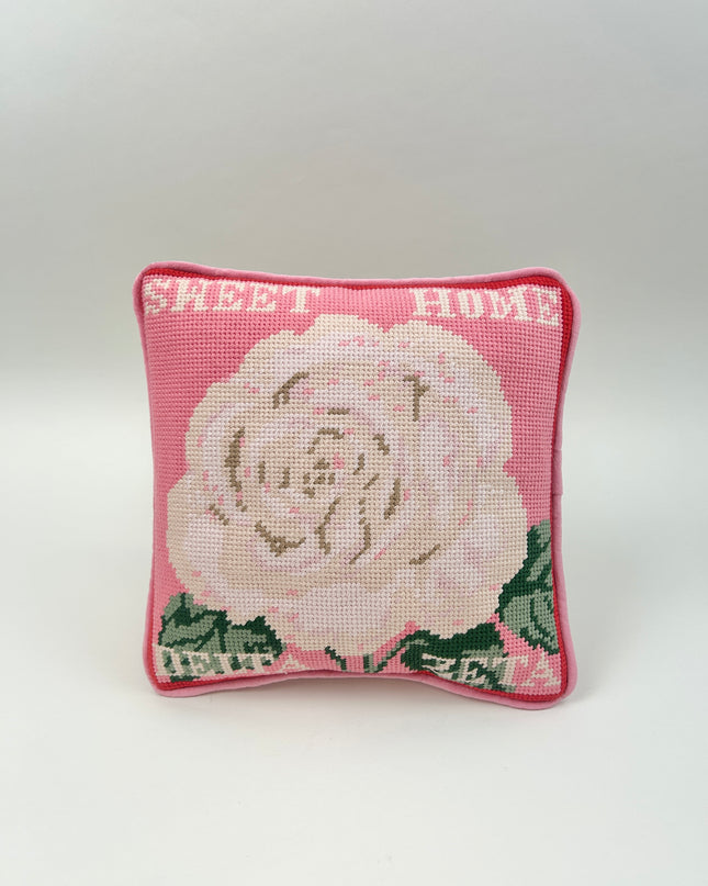 Sorority Needlepoint Pillow Greek in Delta Zeta at Wrapsody