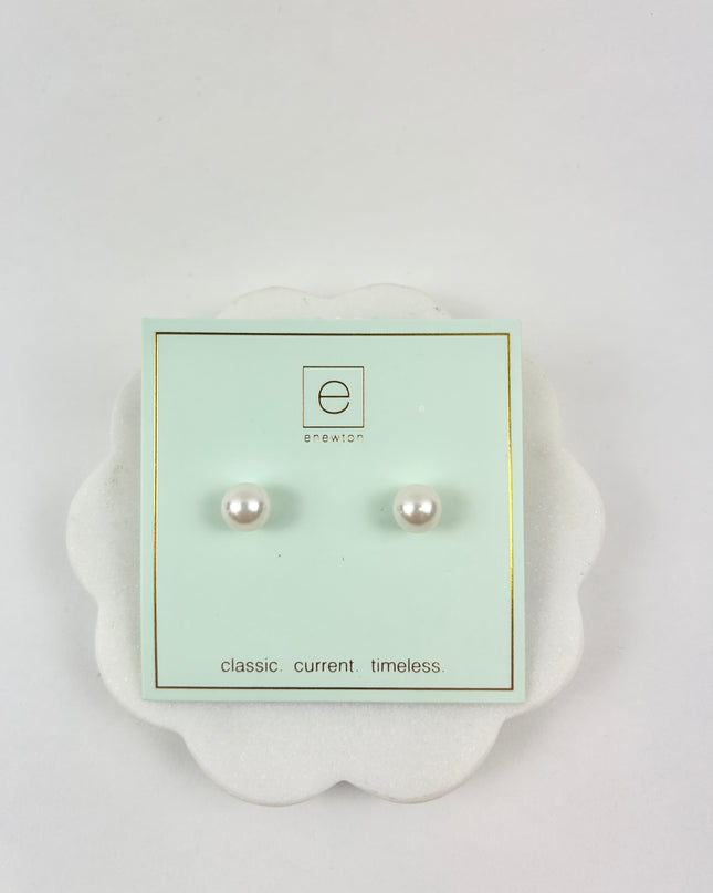 Enewton Classic 8mm Pearl Stud Earrings in at Wrapsody