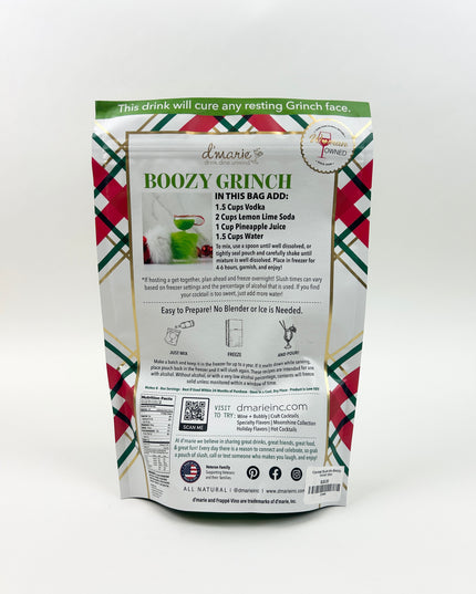 Boozy Grinch Cocktail Slush Mix