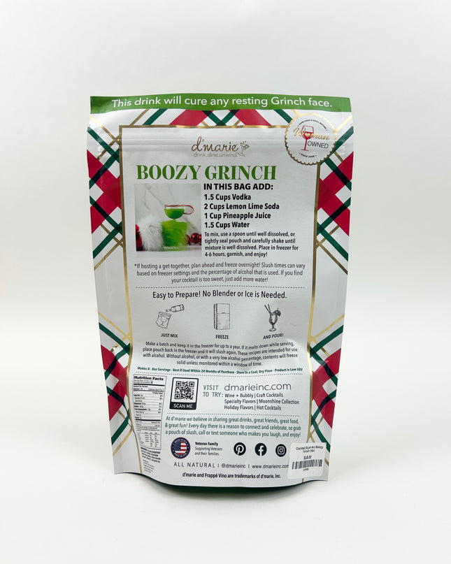 Boozy Grinch Cocktail Slush Mix