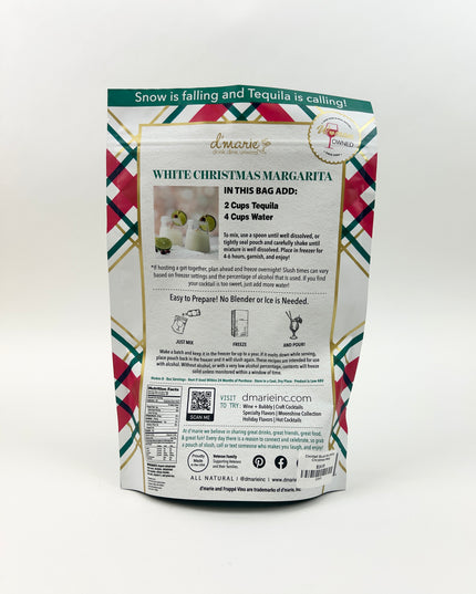 White Christmas Margarita Cocktail Slush Mix