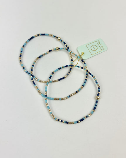 Enewton Sorority Hope Unwritten Bracelets Set of 3 Greek in Alpha Xi Delta at Wrapsody