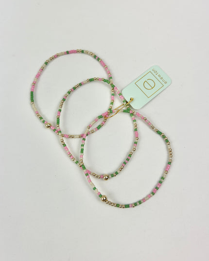 Enewton Sorority Hope Unwritten Bracelets Set of 3 Greek in Delta Zeta at Wrapsody