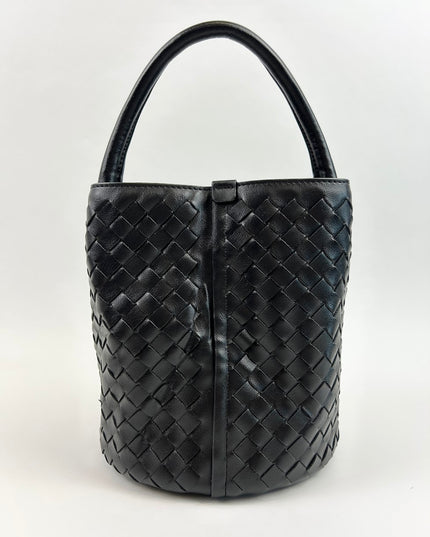 Bucket Bag - Black Handbags in  at Wrapsody