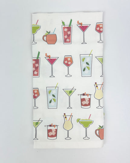 Classic Cocktails Towel Kitchen Towels in at Wrapsody
