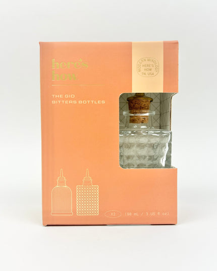 The Gio Bitters Bottles Set of 2 Barware in at Wrapsody