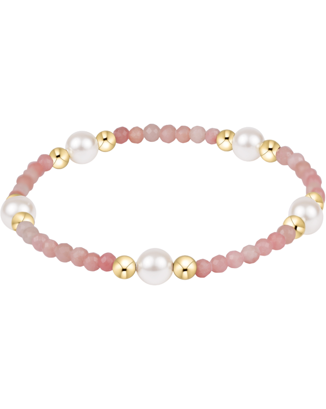 Enewton Purpose Pearl 6mm Bracelet Pink Opal Bracelets in at Wrapsody