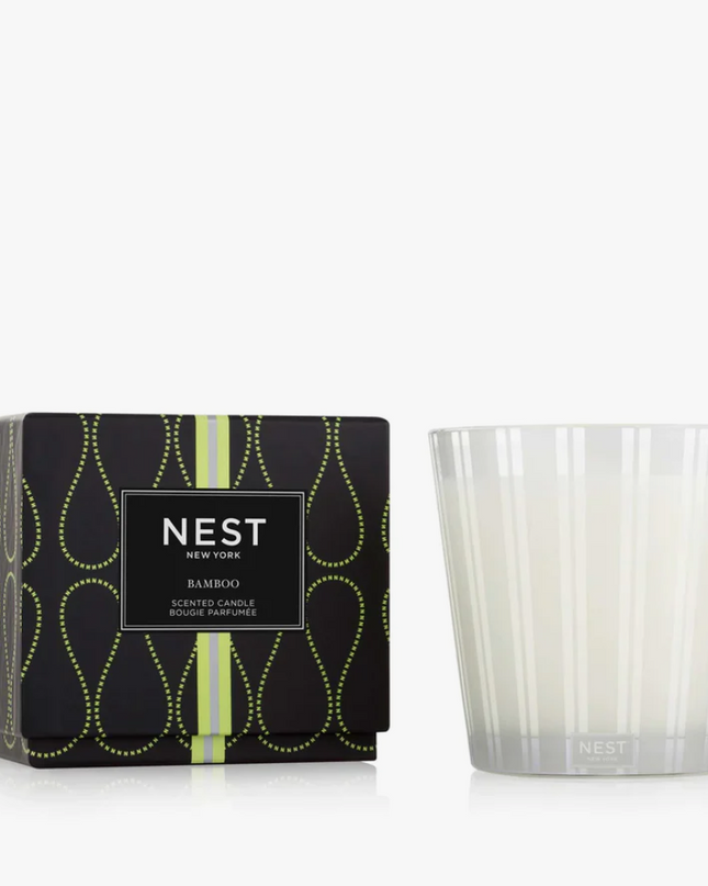 Nest 3-Wick Candle 21.1oz Candles in Bamboo at Wrapsody