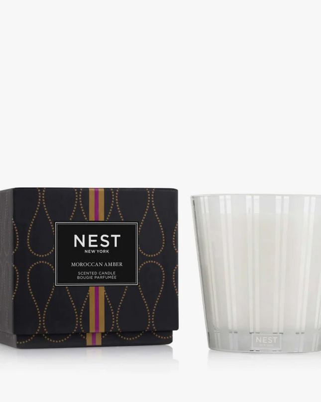 Nest 3-Wick Candle 21.1oz Candles in Moroccan Amber at Wrapsody