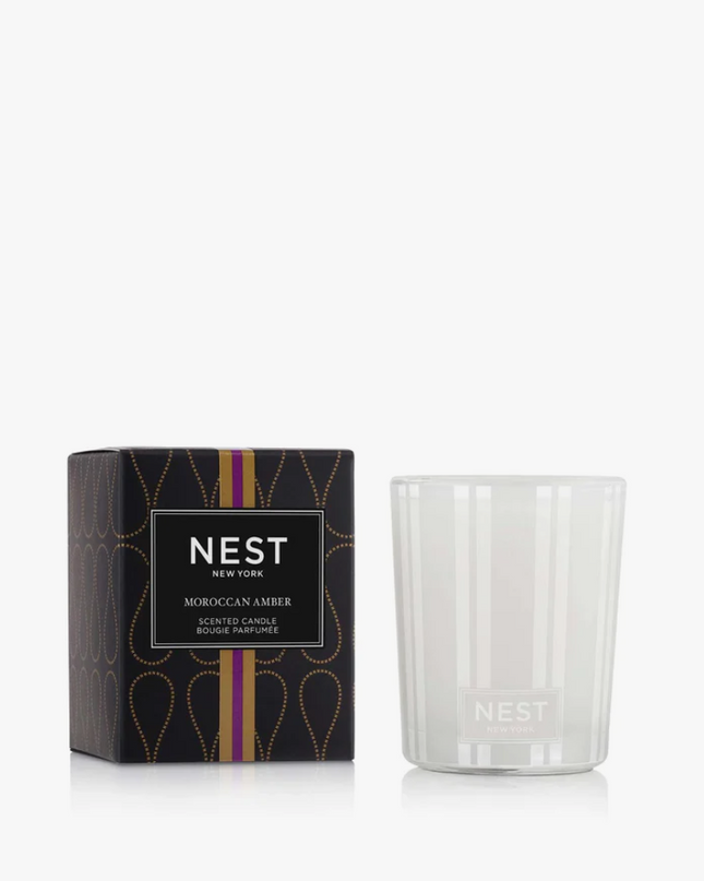 Nest Votive Candle 2oz Candles in Moroccan Amber at Wrapsody