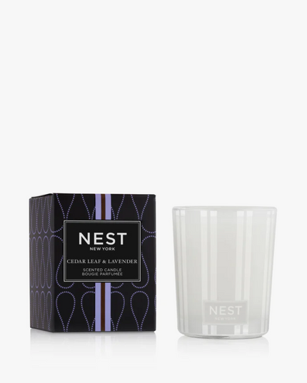 Nest Votive Candle 2oz Candles in Cedarleaf & Lavender at Wrapsody