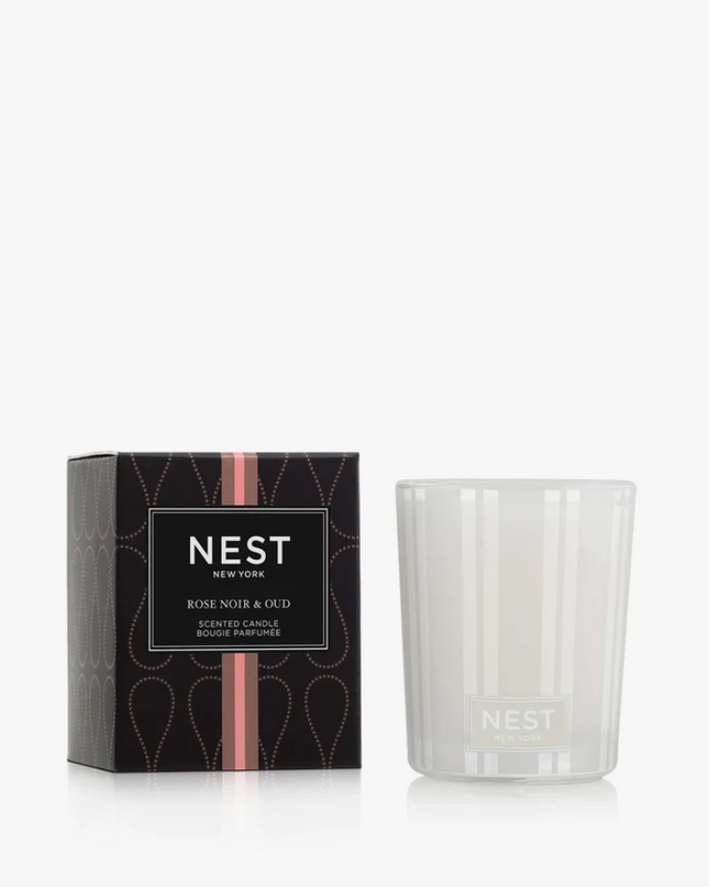 Nest Votive Candle 2oz Candles in Rose Noir & Oud at Wrapsody