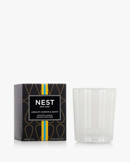 Nest Votive Candle 2oz Candles in Amalfi Lemon & Mint at Wrapsody