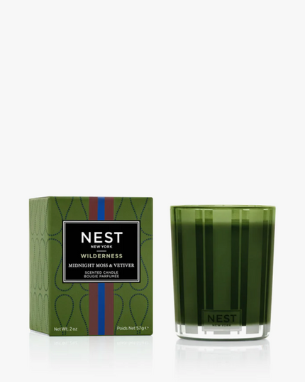 Nest Votive Candle 2oz Candles in Moss & Vetiver at Wrapsody