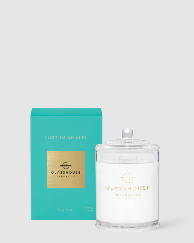 Glasshouse Candle 13.4oz Candles in Lost in Amalfi at Wrapsody