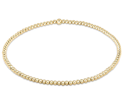 Enewton Classic Gold 2mm Bead Bracelet Bracelets in  at Wrapsody