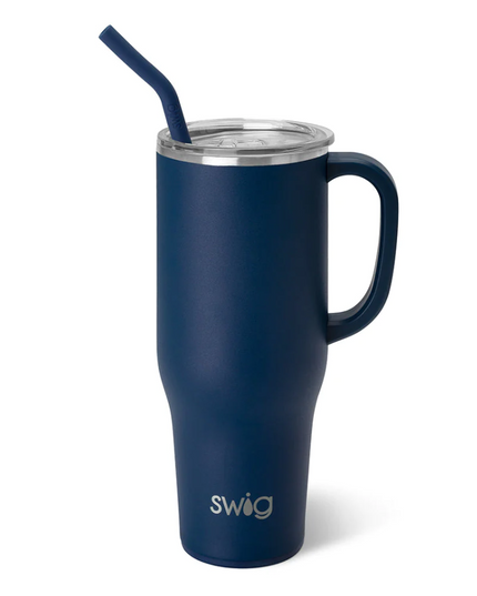 Swig 40oz Mega Mug Drinkware in Navy at Wrapsody