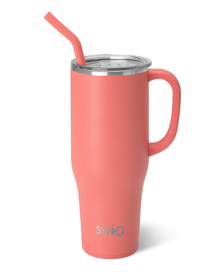 Swig 40oz Mega Mug Drinkware in Coral at Wrapsody