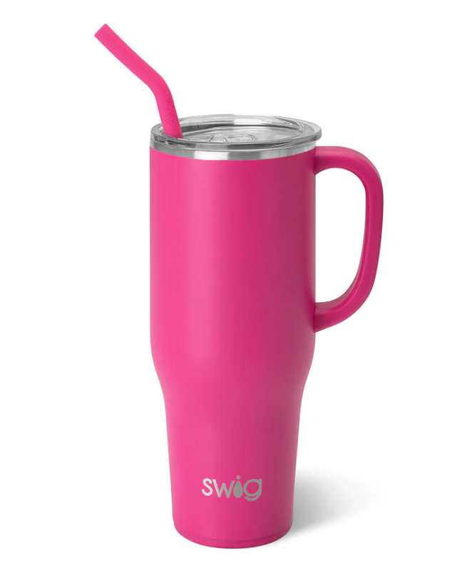 Swig 40oz Mega Mug Drinkware in Hot Pink at Wrapsody