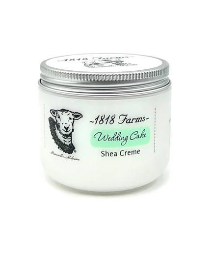 1818 Farms Shea Creme Wedding Cake Bath & Body in  at Wrapsody