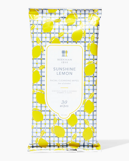 Beekman Facial Cleansing Wipes Bath & Body in Sunshine Lemon at Wrapsody