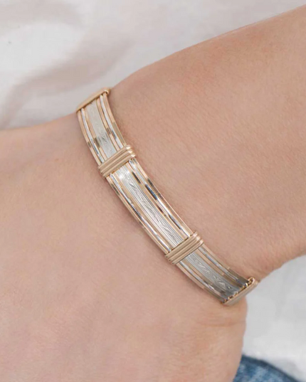 Ronaldo Inner Beauty Bracelet Wide Bracelets in  at Wrapsody