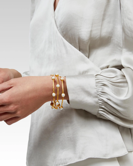 Julie Vos Milano Luxe Bangle Bracelets in  at Wrapsody