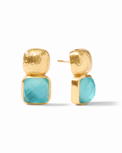 Julie Vos Catalina Earring Earrings in Bahamian Blue at Wrapsody