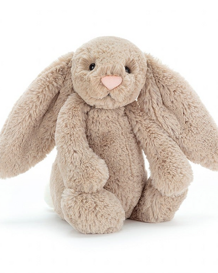 Jellycat Bashful Bunny Medium Soft Toys in Beige at Wrapsody