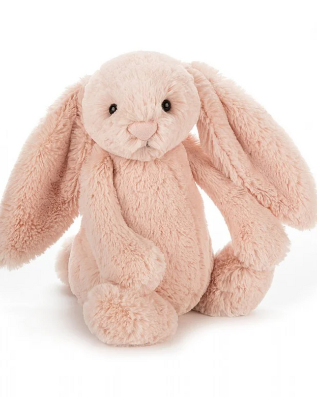 Jellycat Bashful Bunny Medium Soft Toys in Blush at Wrapsody