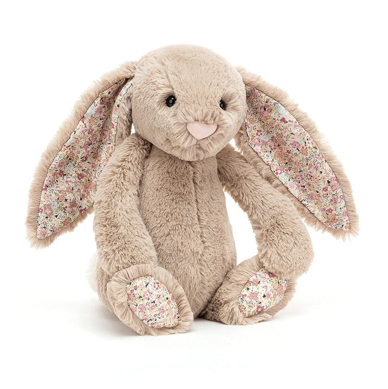 Jellycat Bashful Bunny Medium Soft Toys in Blossom Bea Beige at Wrapsody
