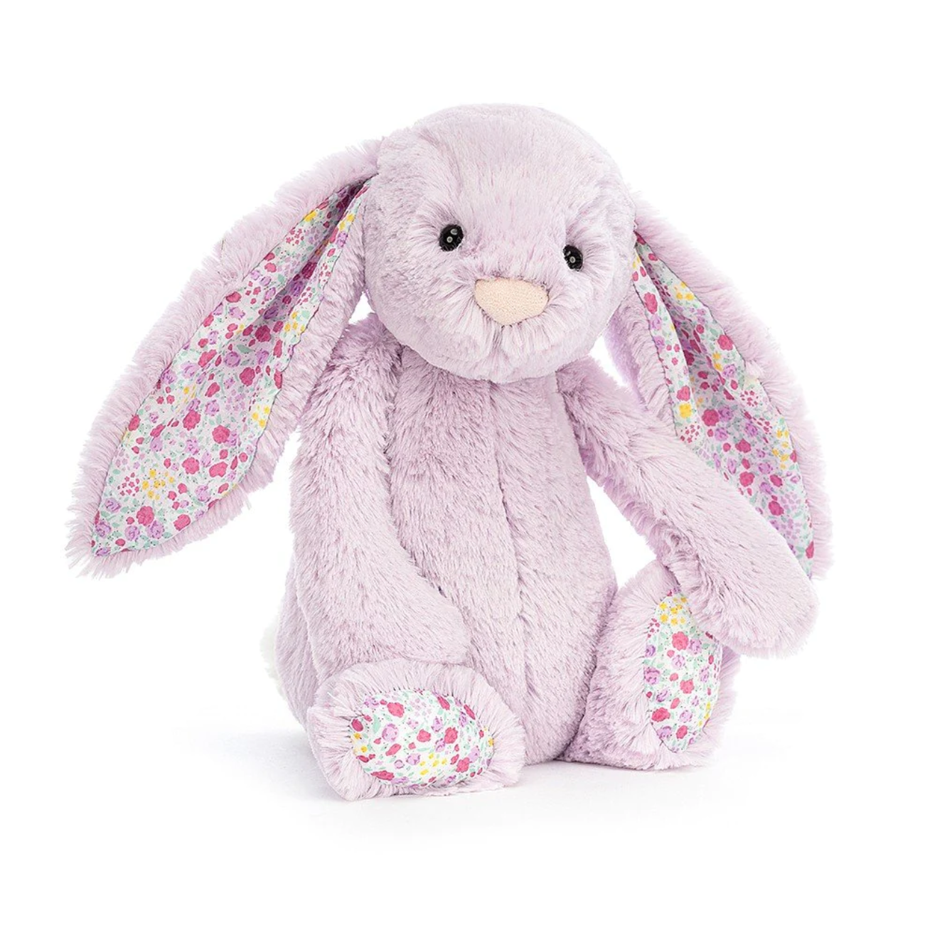 Jellycat Bashful Bunny Medium Soft Toys in Jasmine Lilac at Wrapsody
