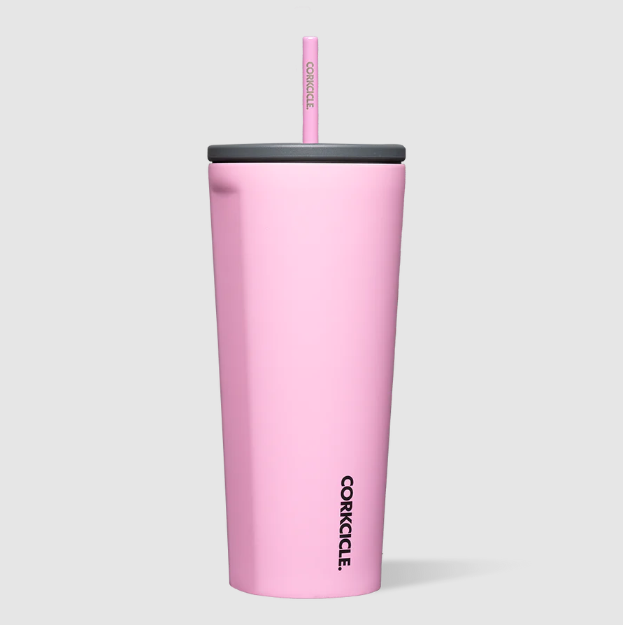 Corkcicle Cold Cup 24oz Drinkware in Sun-Soaked Pink at Wrapsody