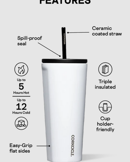 Corkcicle Cold Cup 24oz Drinkware in  at Wrapsody