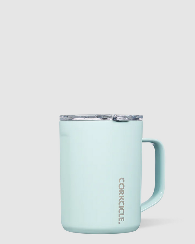 Corkcicle Mug 16oz Drinkware in Powder Blue at Wrapsody