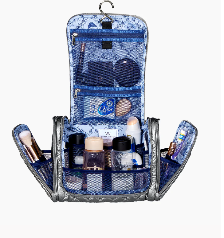 Oliver Thomas Hanging Travel Organizer Sky Blue Travel Accessories in  at Wrapsody