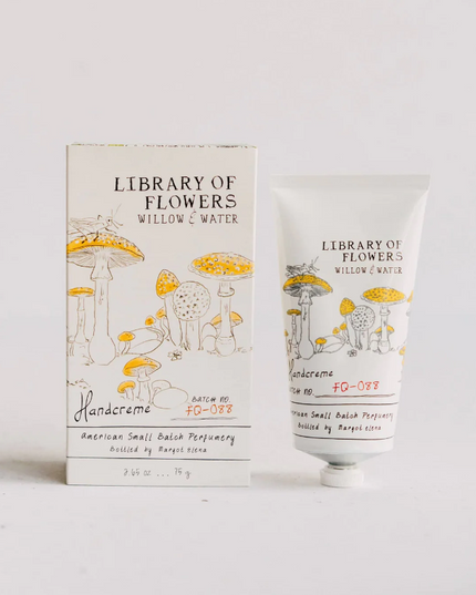 Library of Flowers Boxed Hand Creme Bath & Body in Willow at Wrapsody