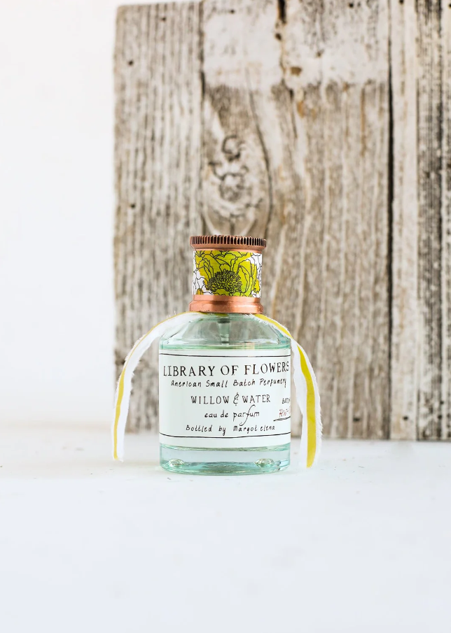 Library of Flowers Eau Du Parfum Bath & Body in Willow & Water at Wrapsody