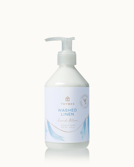 Thymes Hand Lotion Bath & Body in Washed Linen at Wrapsody