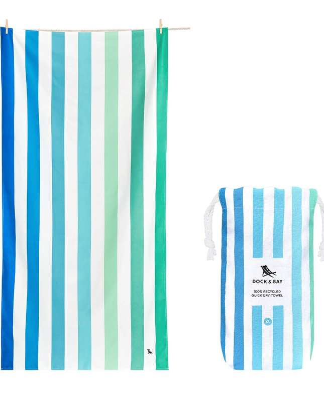 Dock & Bay Microfiber XL Towel Beach Towels in  at Wrapsody