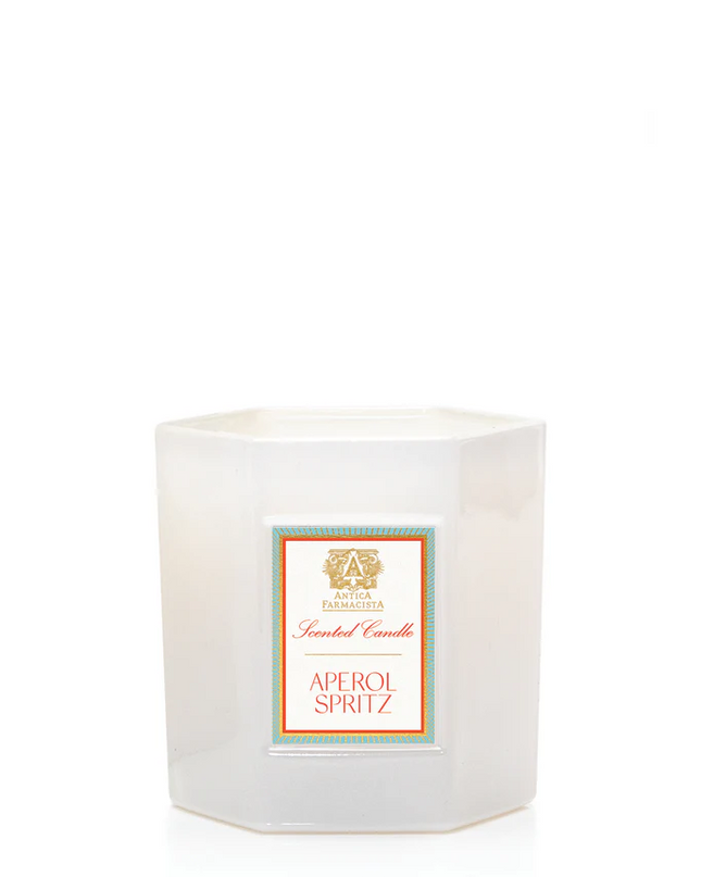 Antica Hexa Candle 9oz Candles in Aperol Spritz at Wrapsody